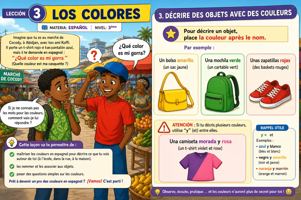 Los colores — illustration