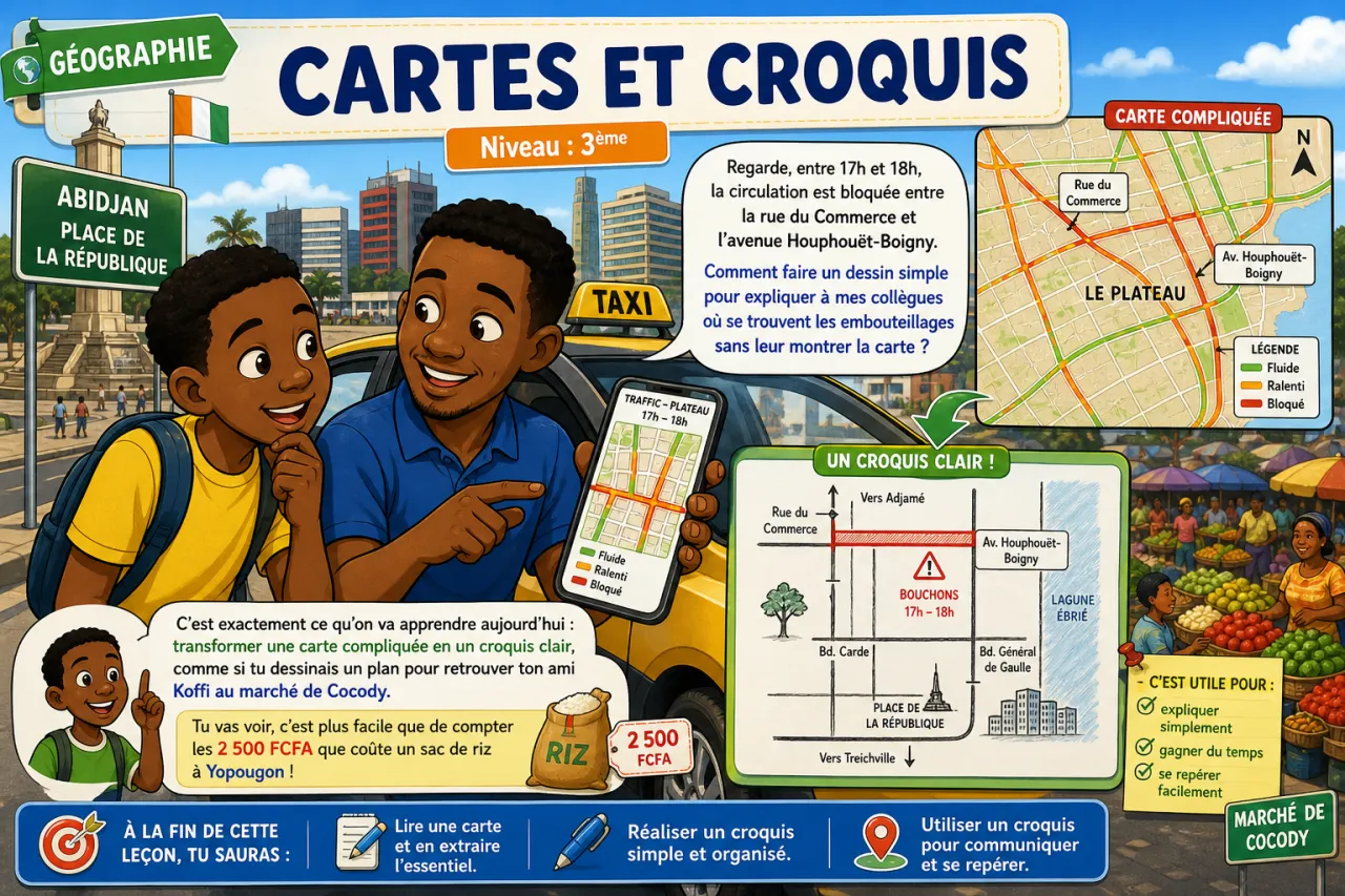 Cartes et croquis