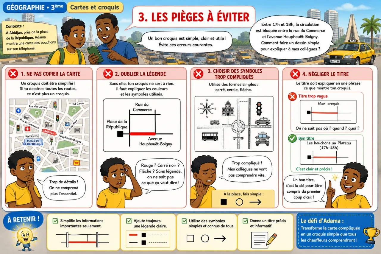 Cartes et croquis — illustration