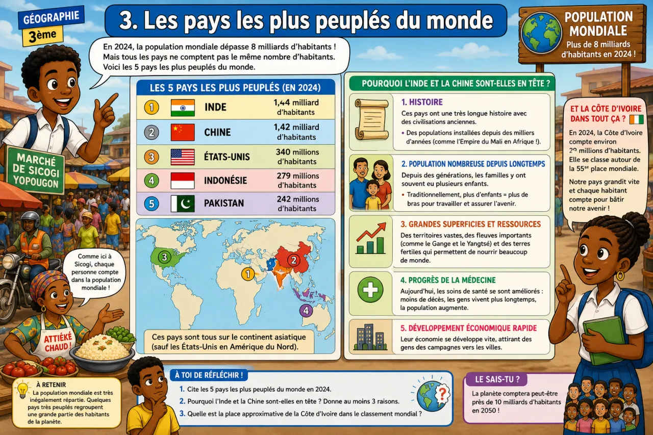 Population mondiale — illustration