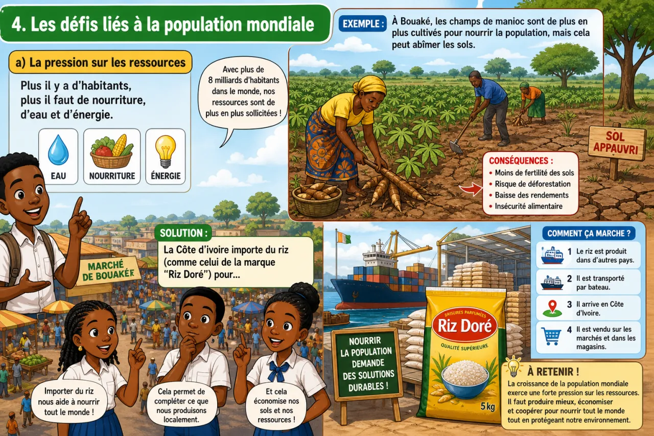 Population mondiale — illustration