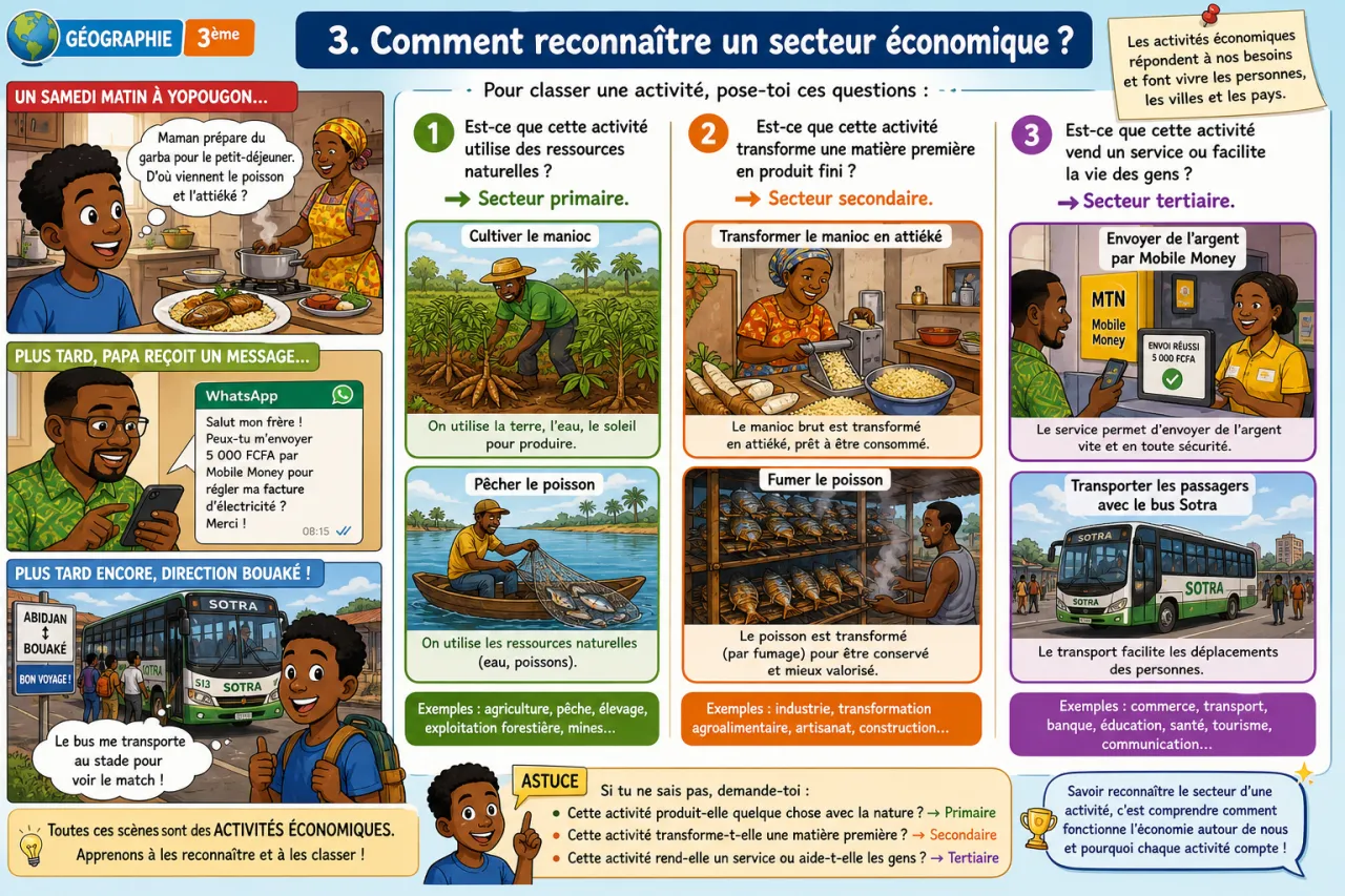 Activités économiques — illustration