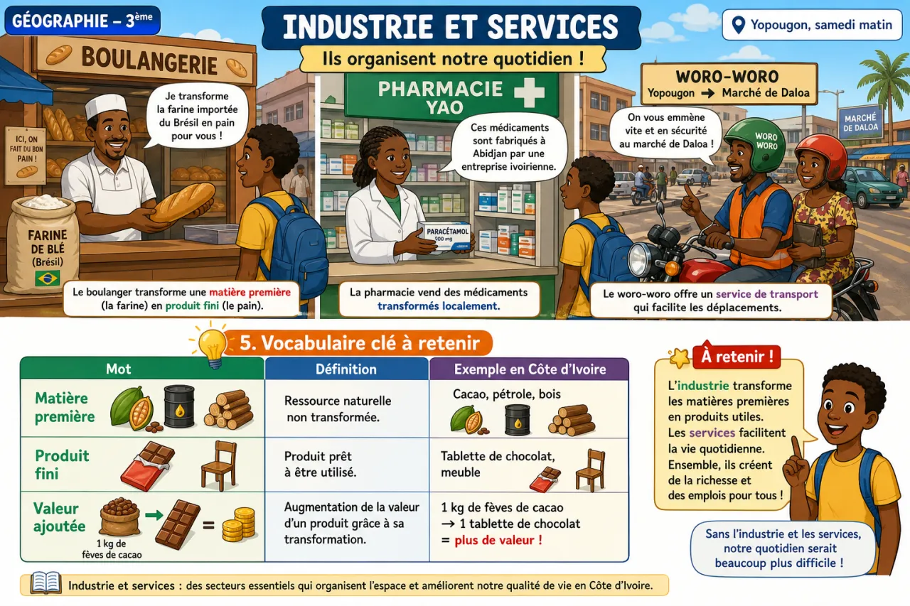 Industrie et services — illustration