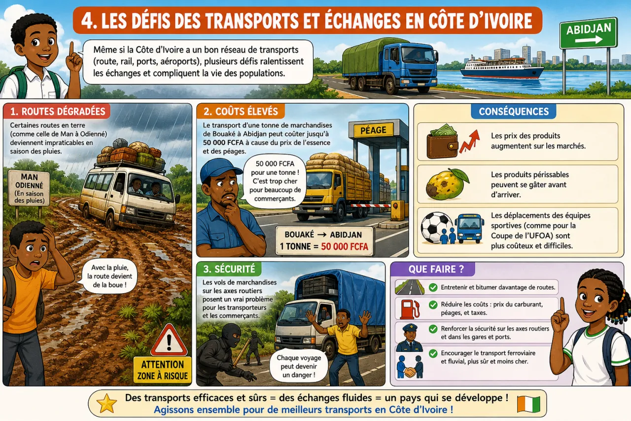 Transports et échanges — illustration