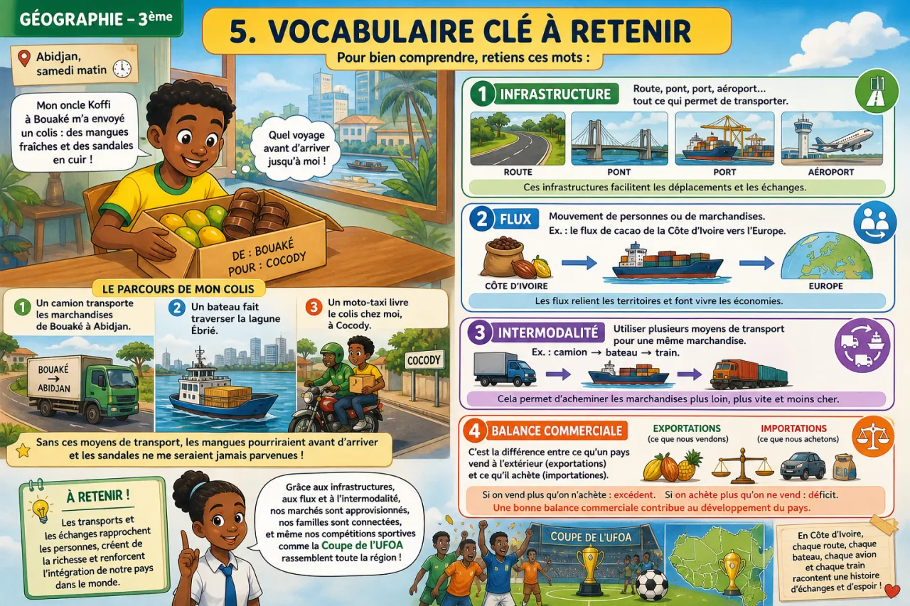Transports et échanges — illustration