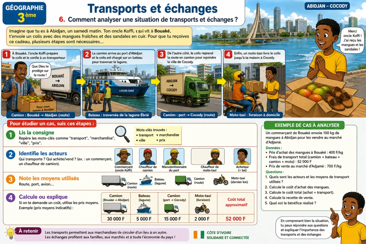 Transports et échanges — illustration