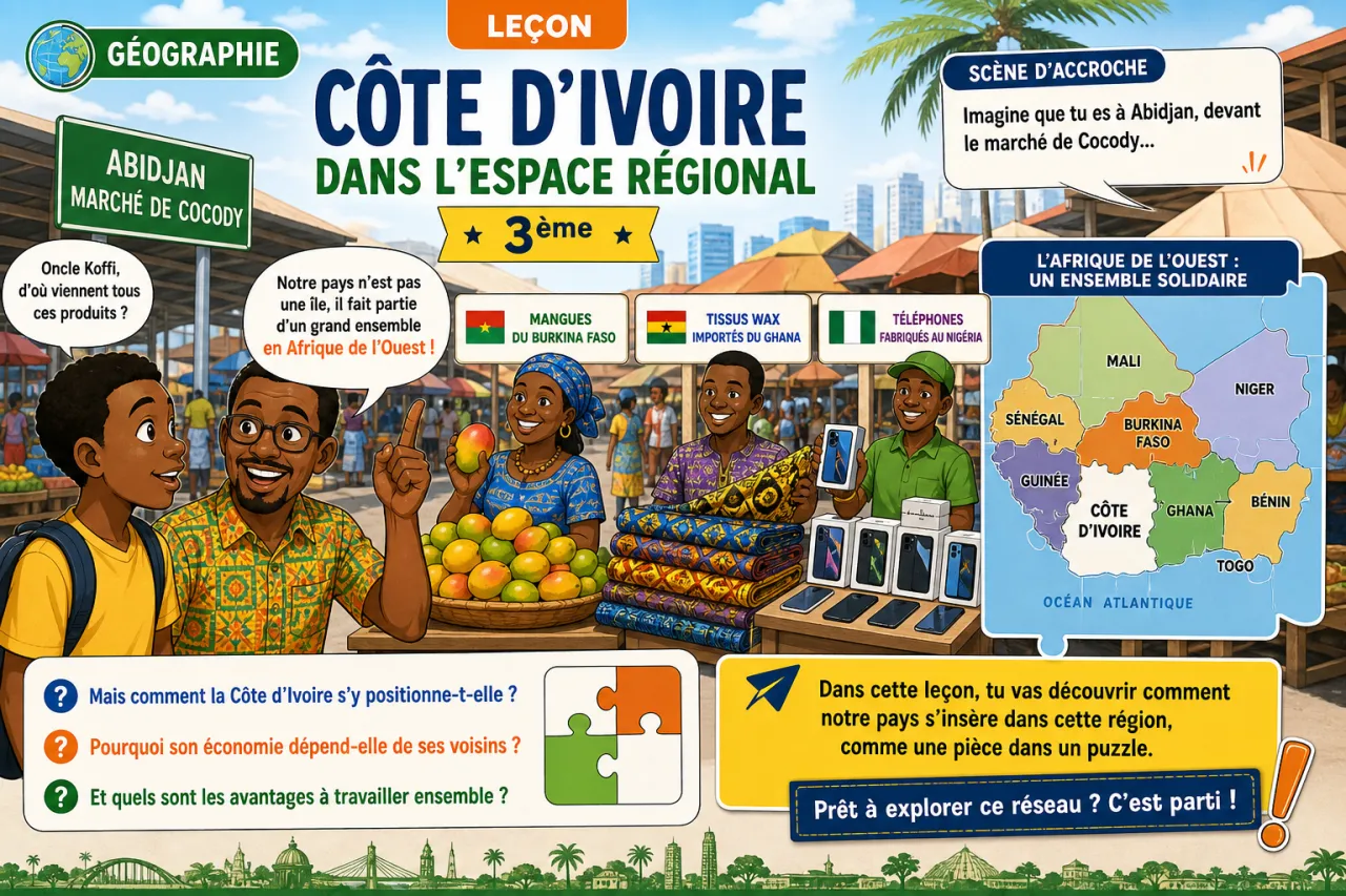 Côte d’Ivoire dans l’espace régional
