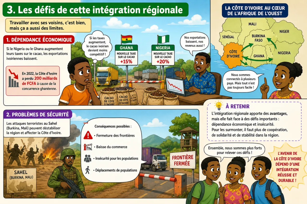 Côte d’Ivoire dans l’espace régional — illustration