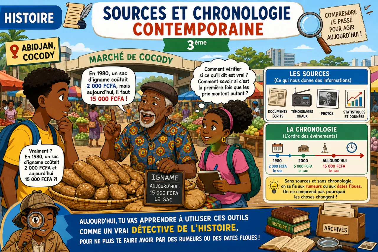 Sources et chronologie contemporaine