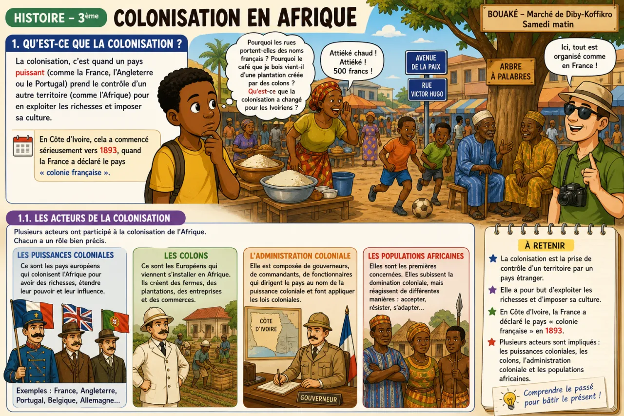 Colonisation en Afrique — illustration