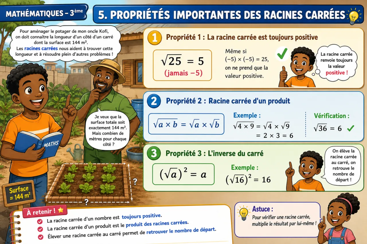 Racines carrées - découverte — illustration