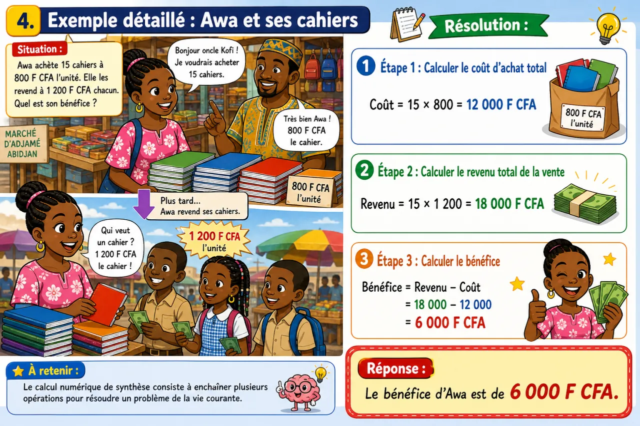 Calcul numérique de synthèse — illustration