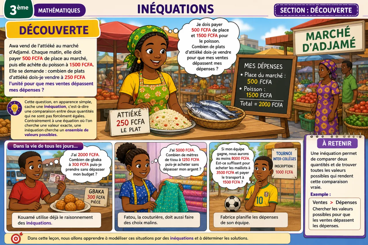 Inéquations — illustration