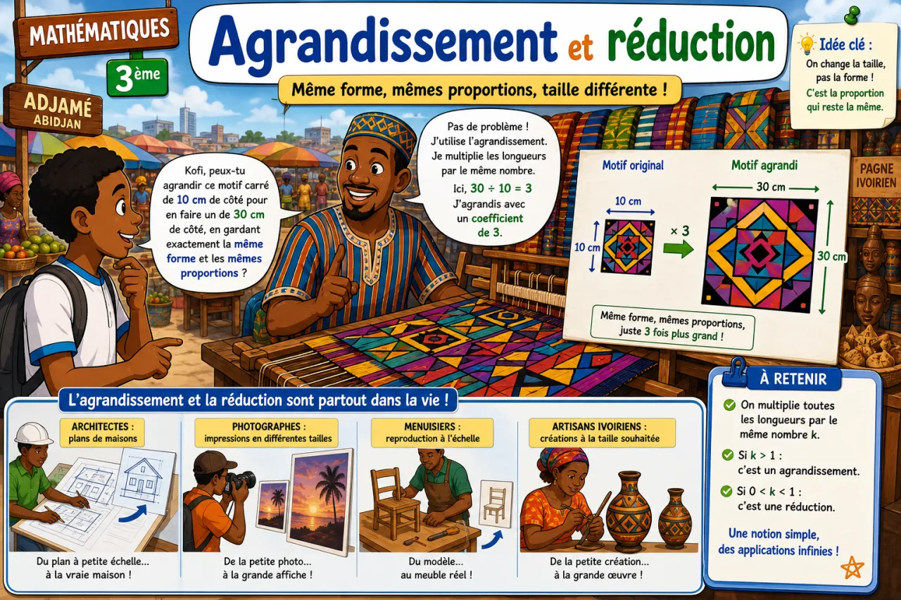 Agrandissement et réduction
