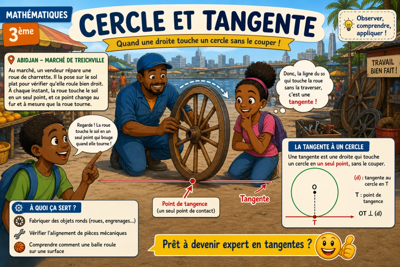 Cercle et tangente