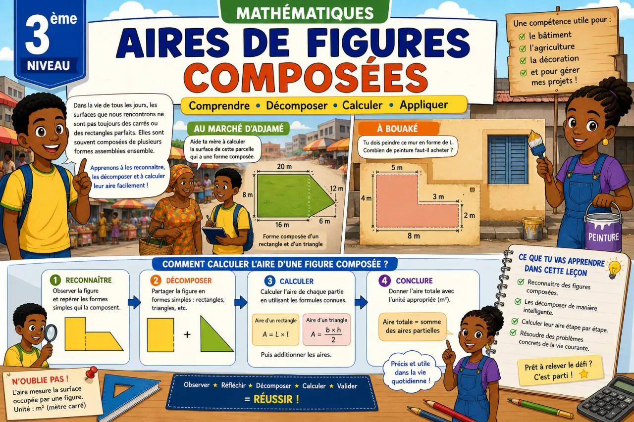 Aires de figures composées