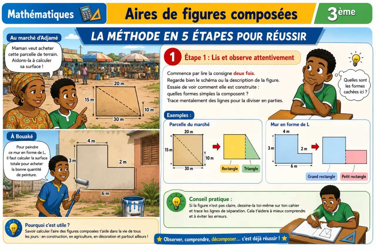 Aires de figures composées — illustration