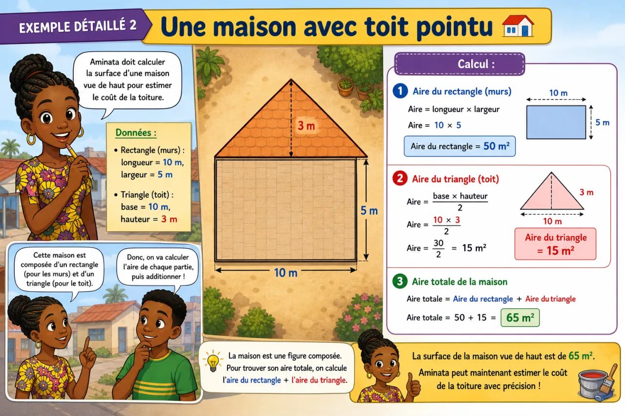 Aires de figures composées — illustration