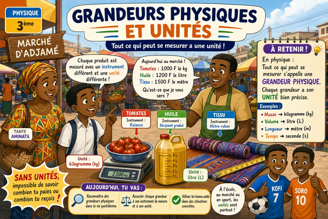 Grandeurs physiques et unités