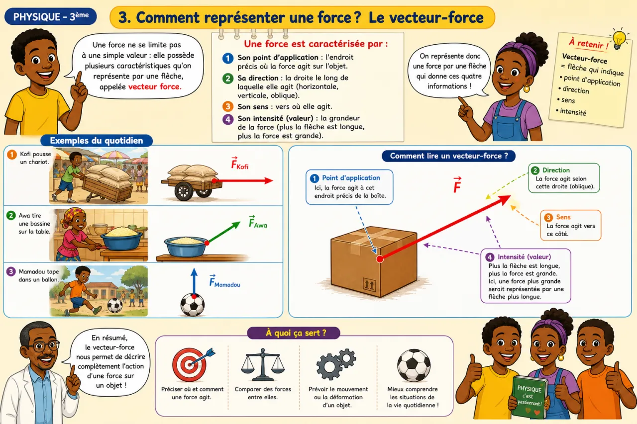 Forces et interactions — illustration