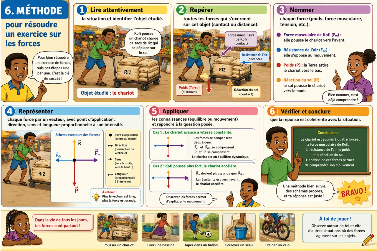 Forces et interactions — illustration