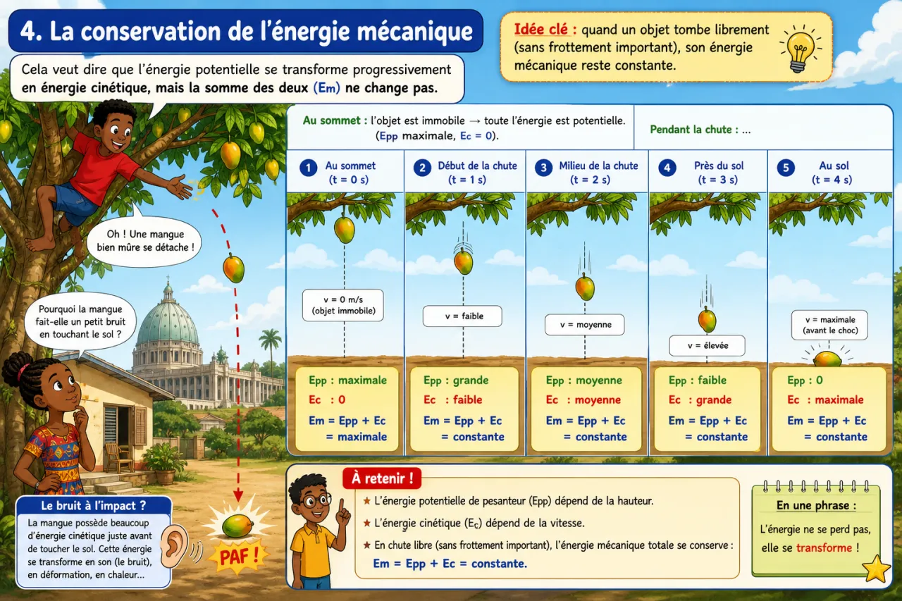 Énergie mécanique - initiation — illustration