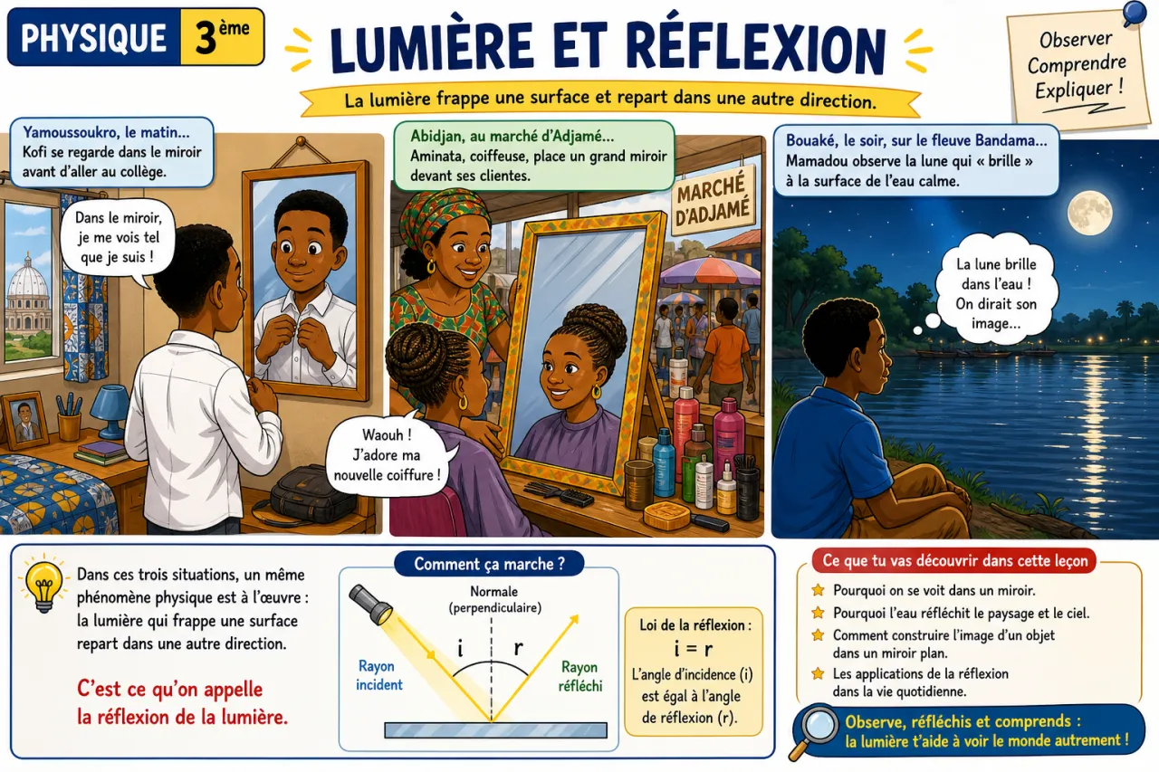 Lumière et réflexion