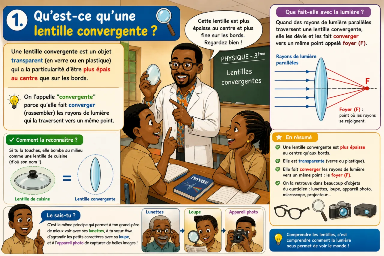 Lentilles convergentes — illustration