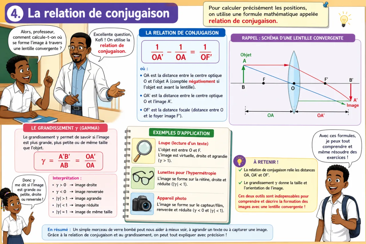 Lentilles convergentes — illustration