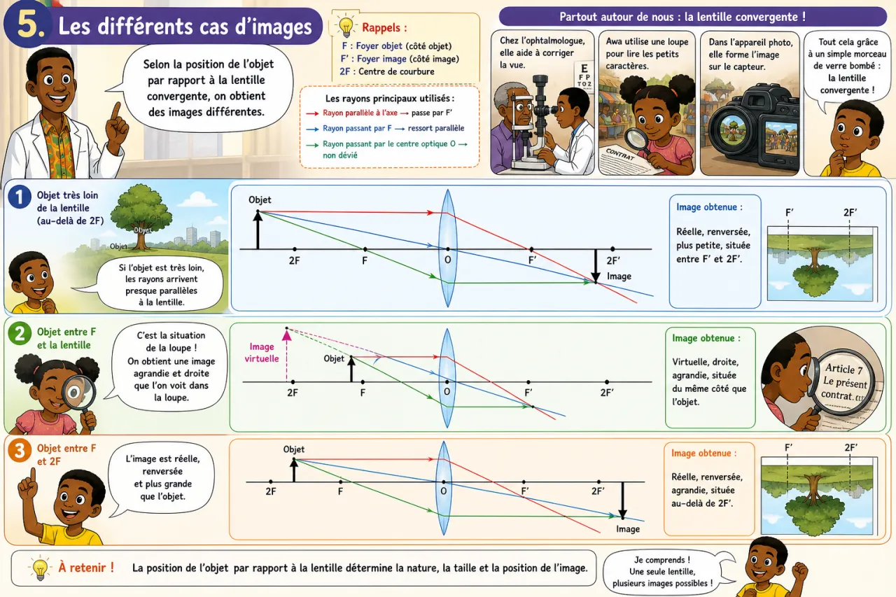 Lentilles convergentes — illustration