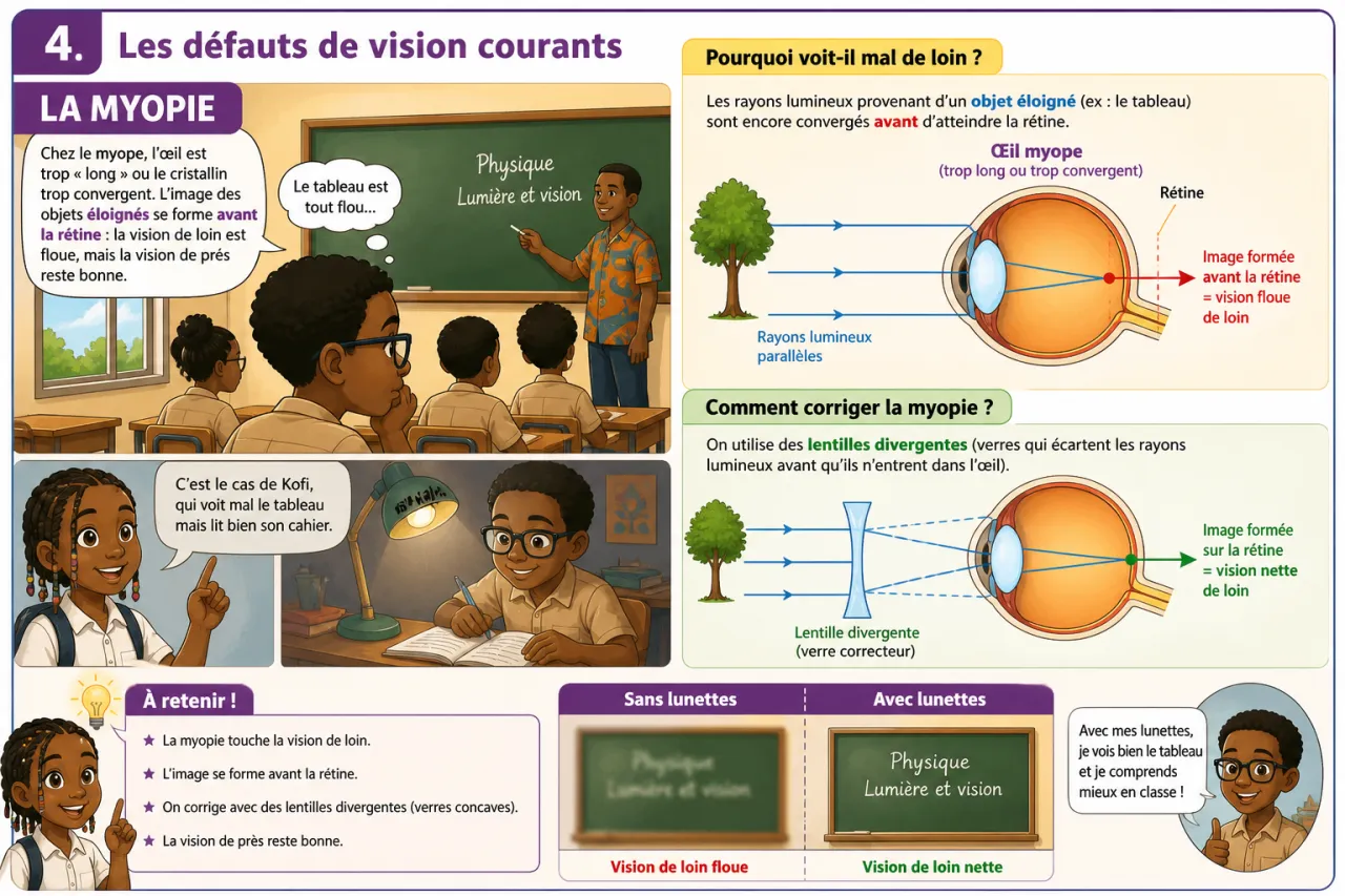 Œil et vision — illustration