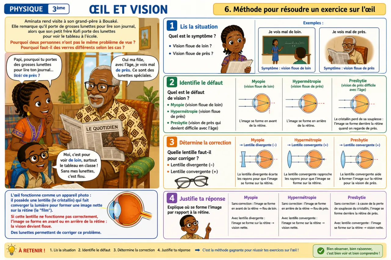 Œil et vision — illustration