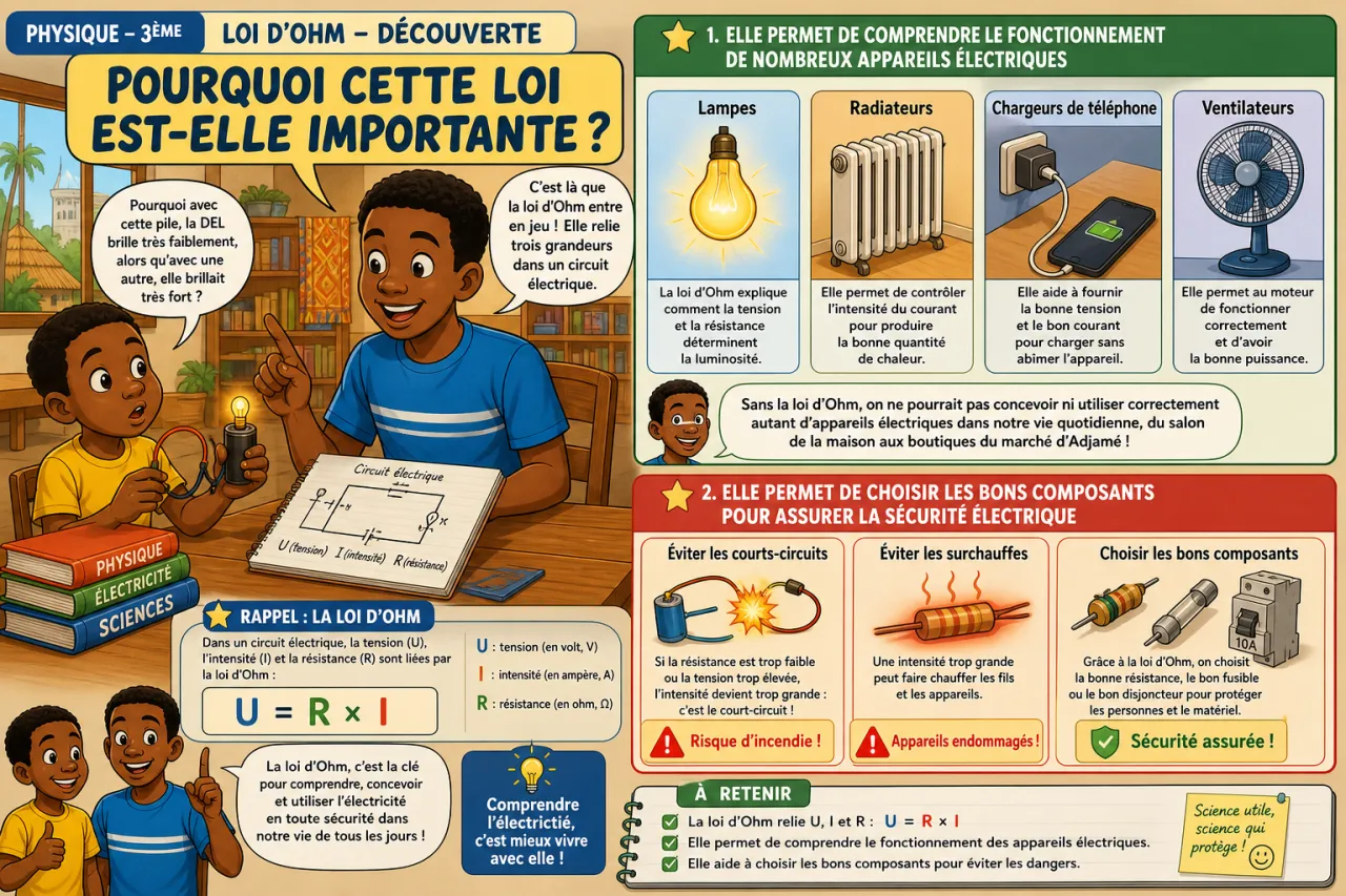 Loi d’Ohm - découverte — illustration