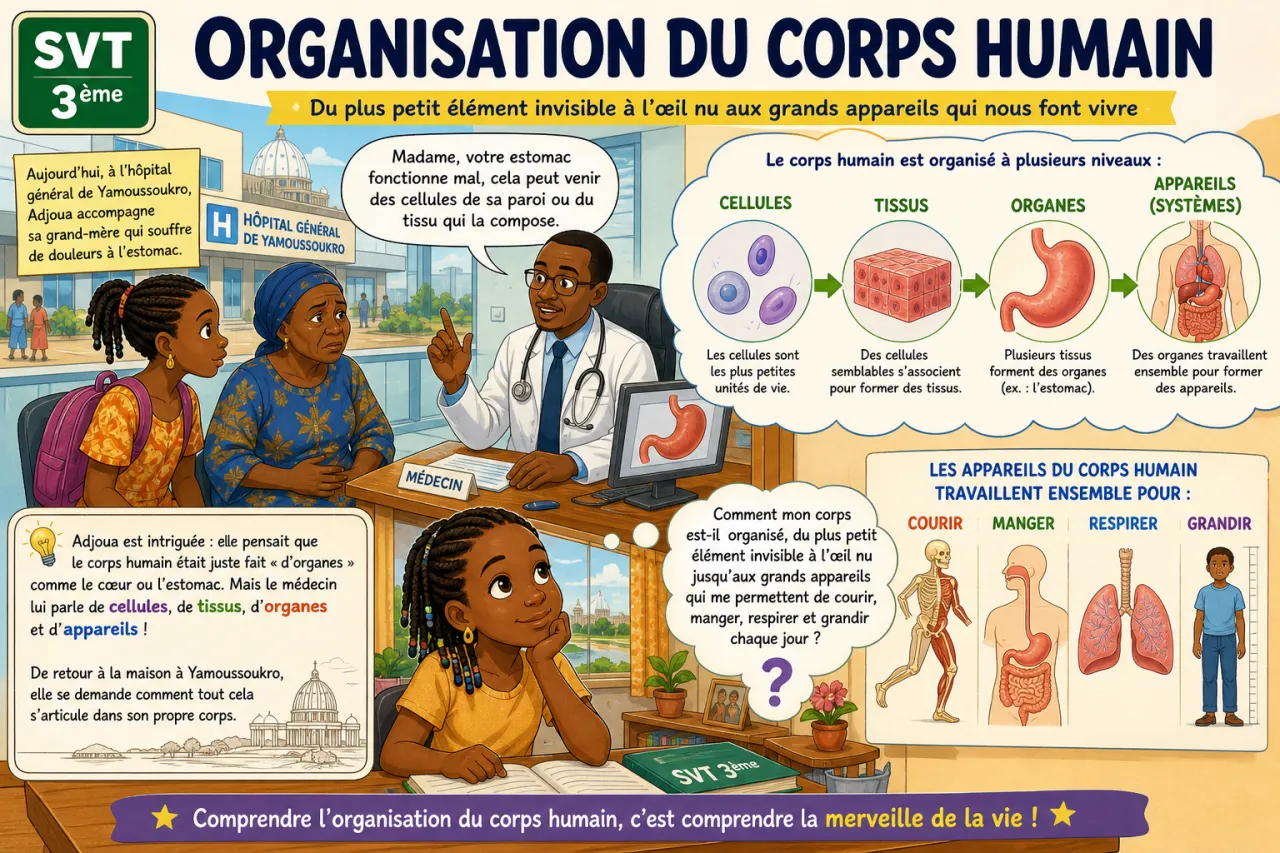 Organisation du corps humain