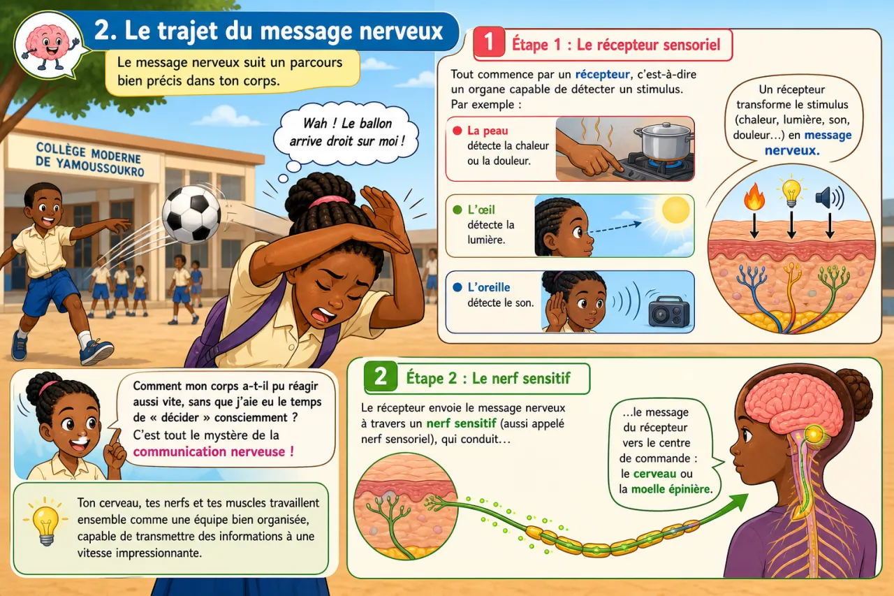 Communication nerveuse — illustration