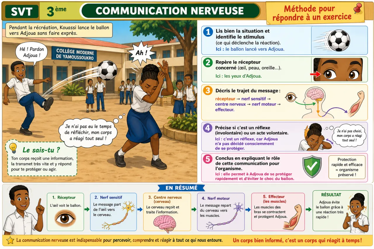 Communication nerveuse — illustration