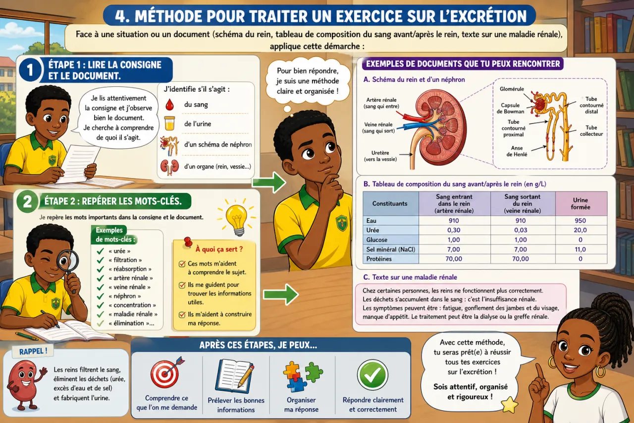 Excrétion — illustration