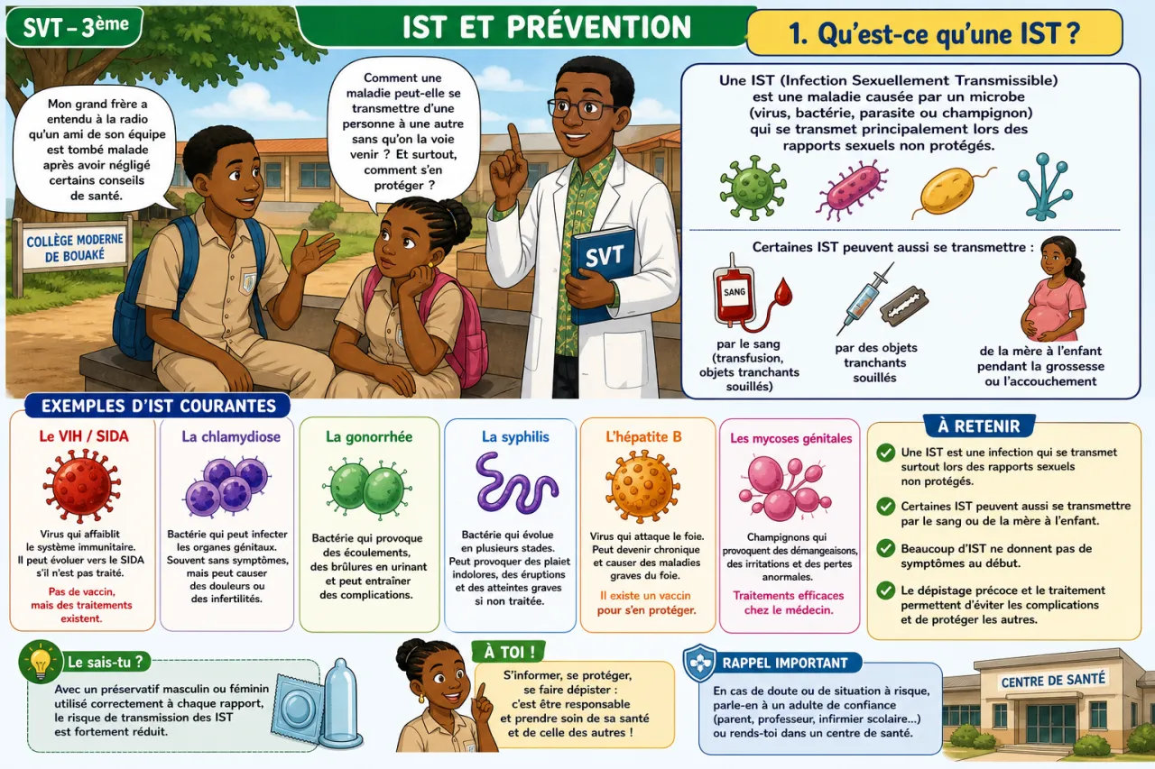 IST et prévention — illustration