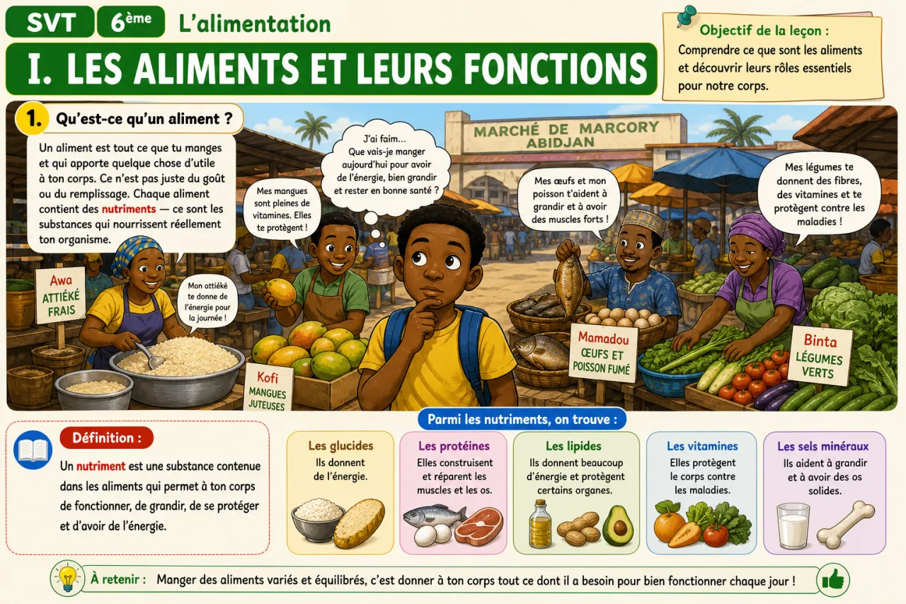 L’alimentation — illustration