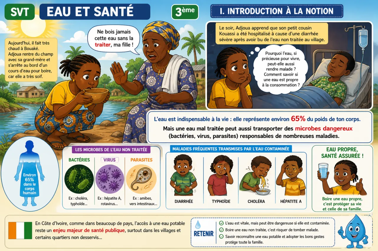 Eau et santé — illustration