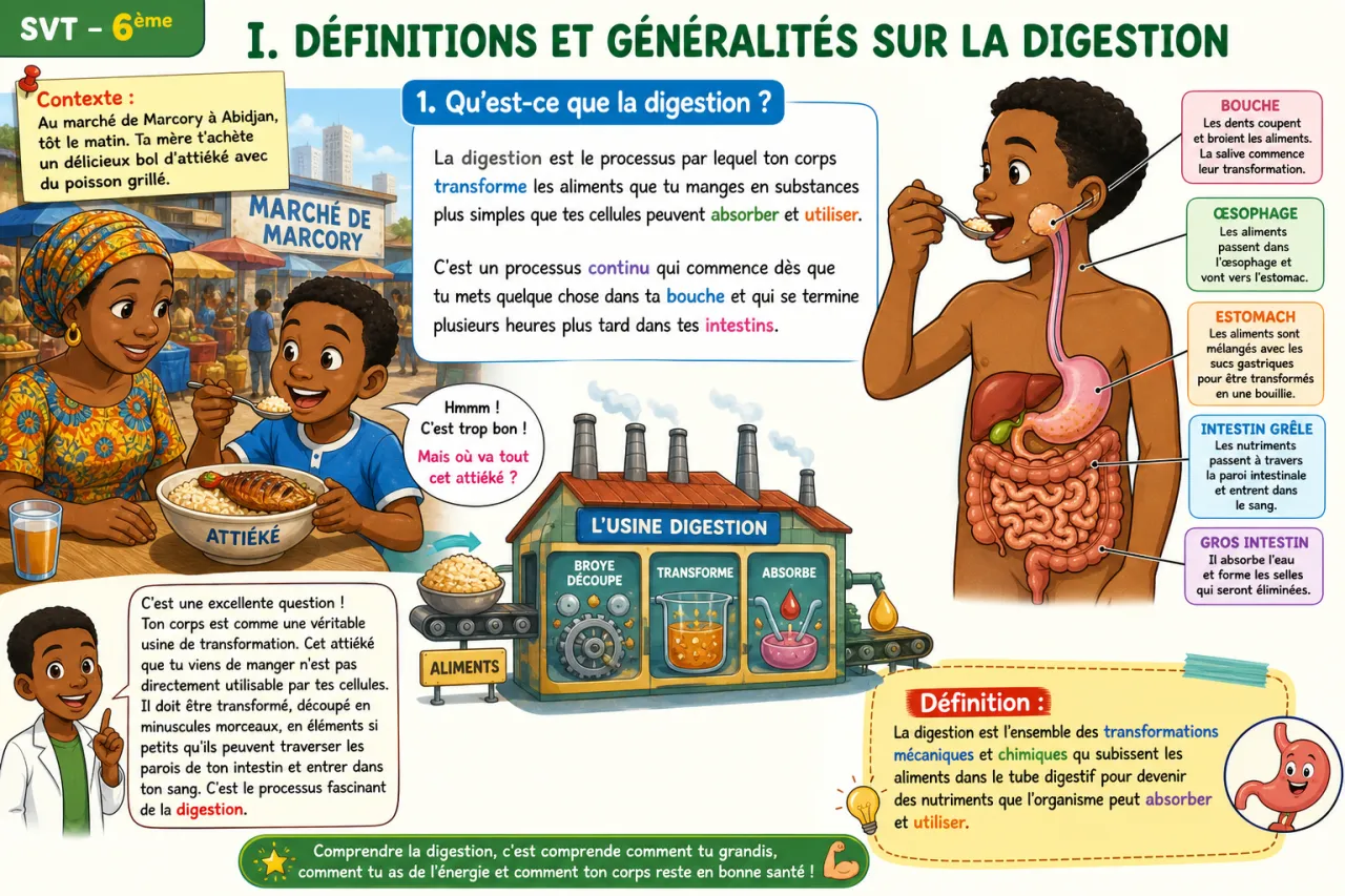 La digestion — illustration