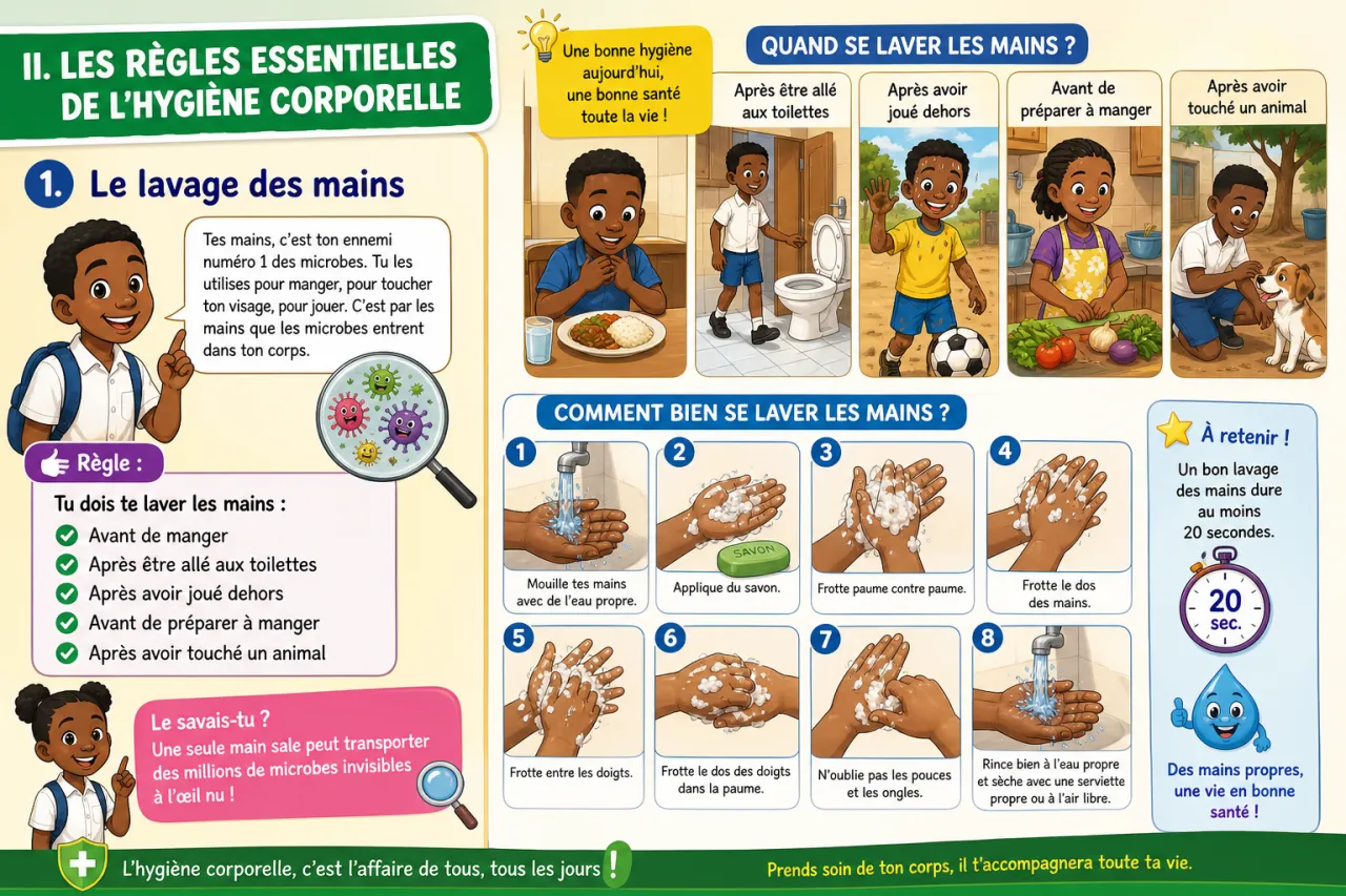 L’hygiène corporelle — illustration