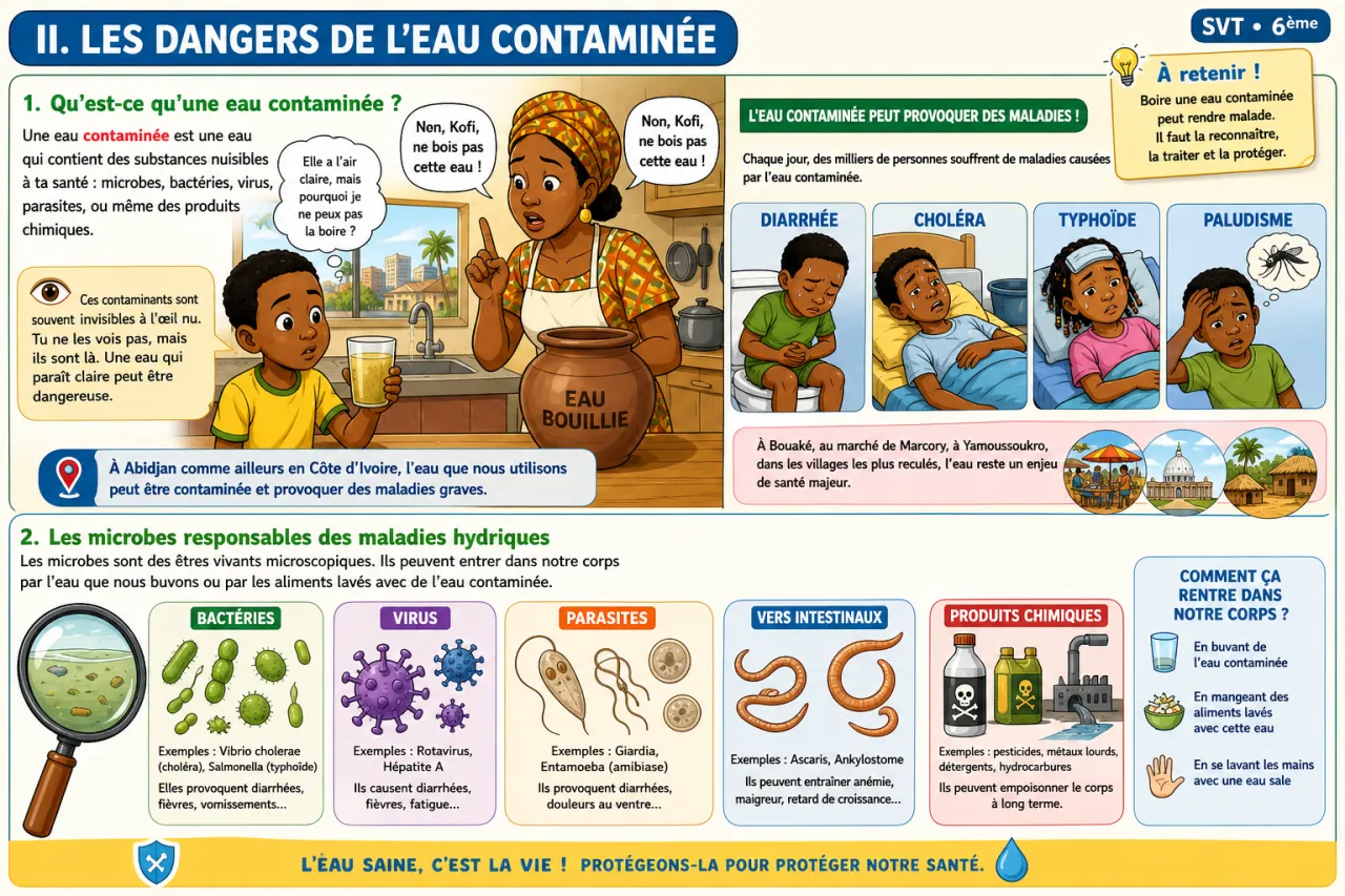 L’eau et la santé — illustration