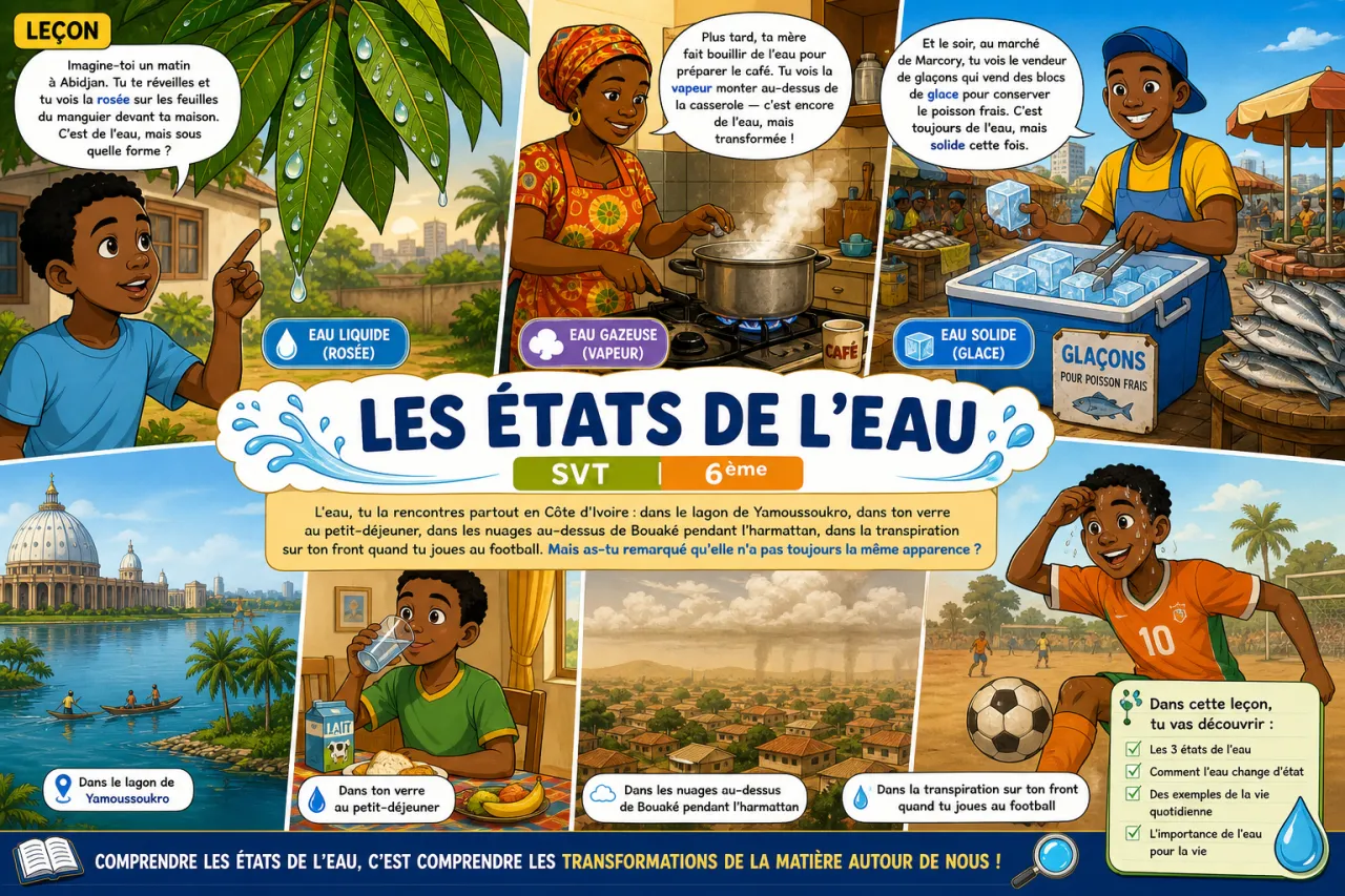 Les états de l’eau