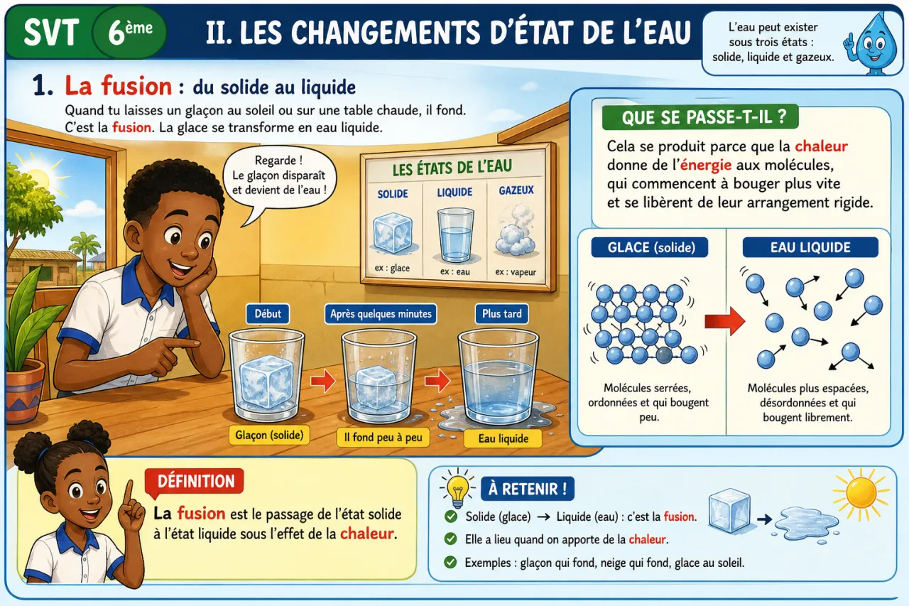 Les états de l’eau — illustration
