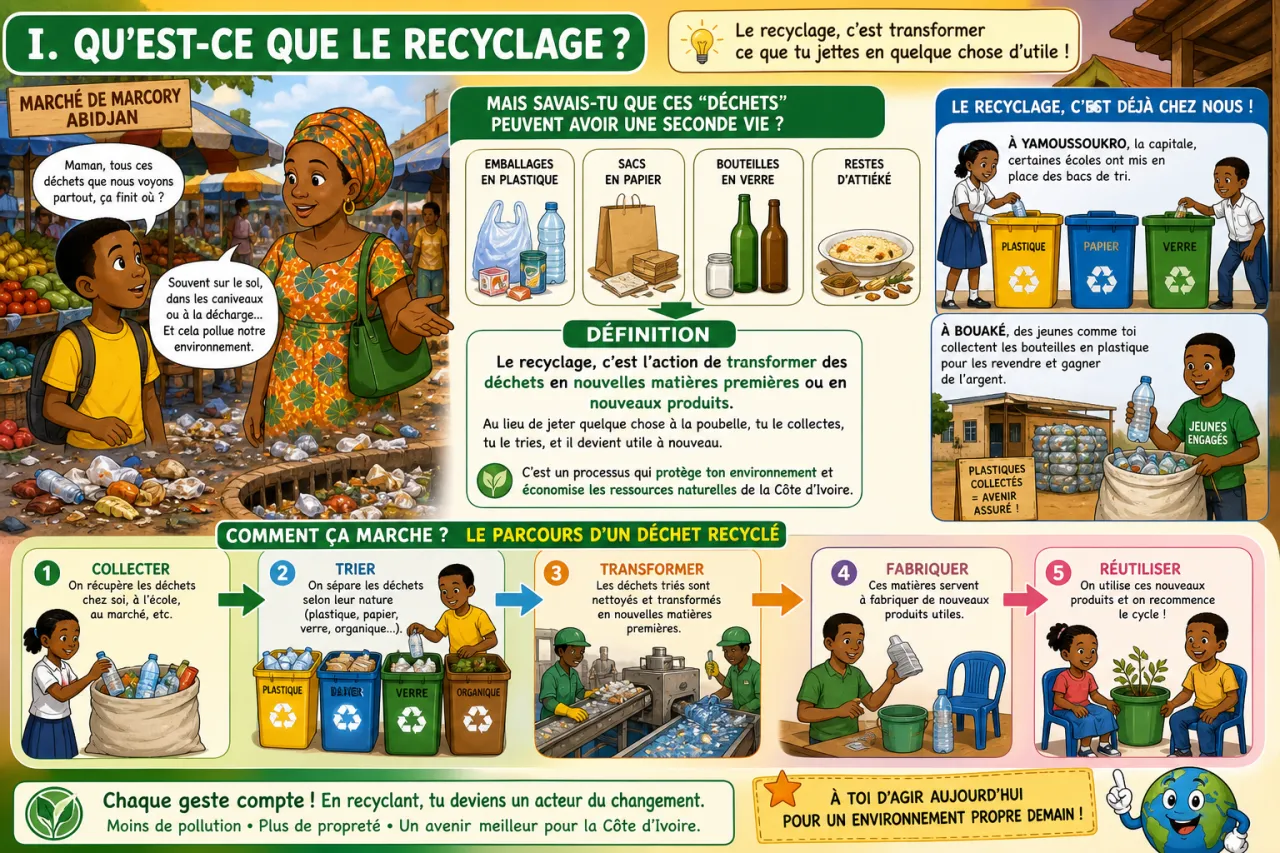 Le recyclage — illustration
