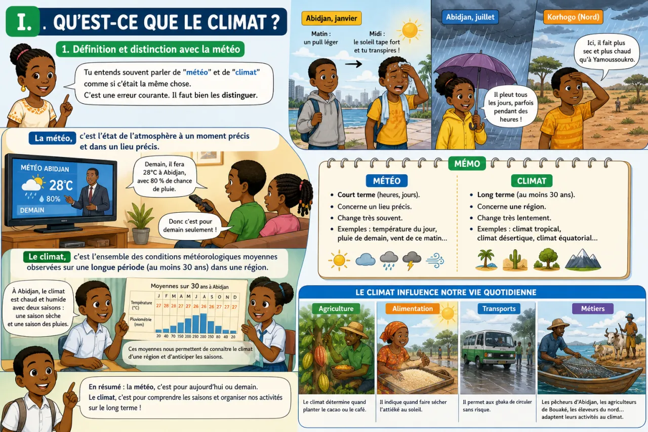 Le climat — illustration