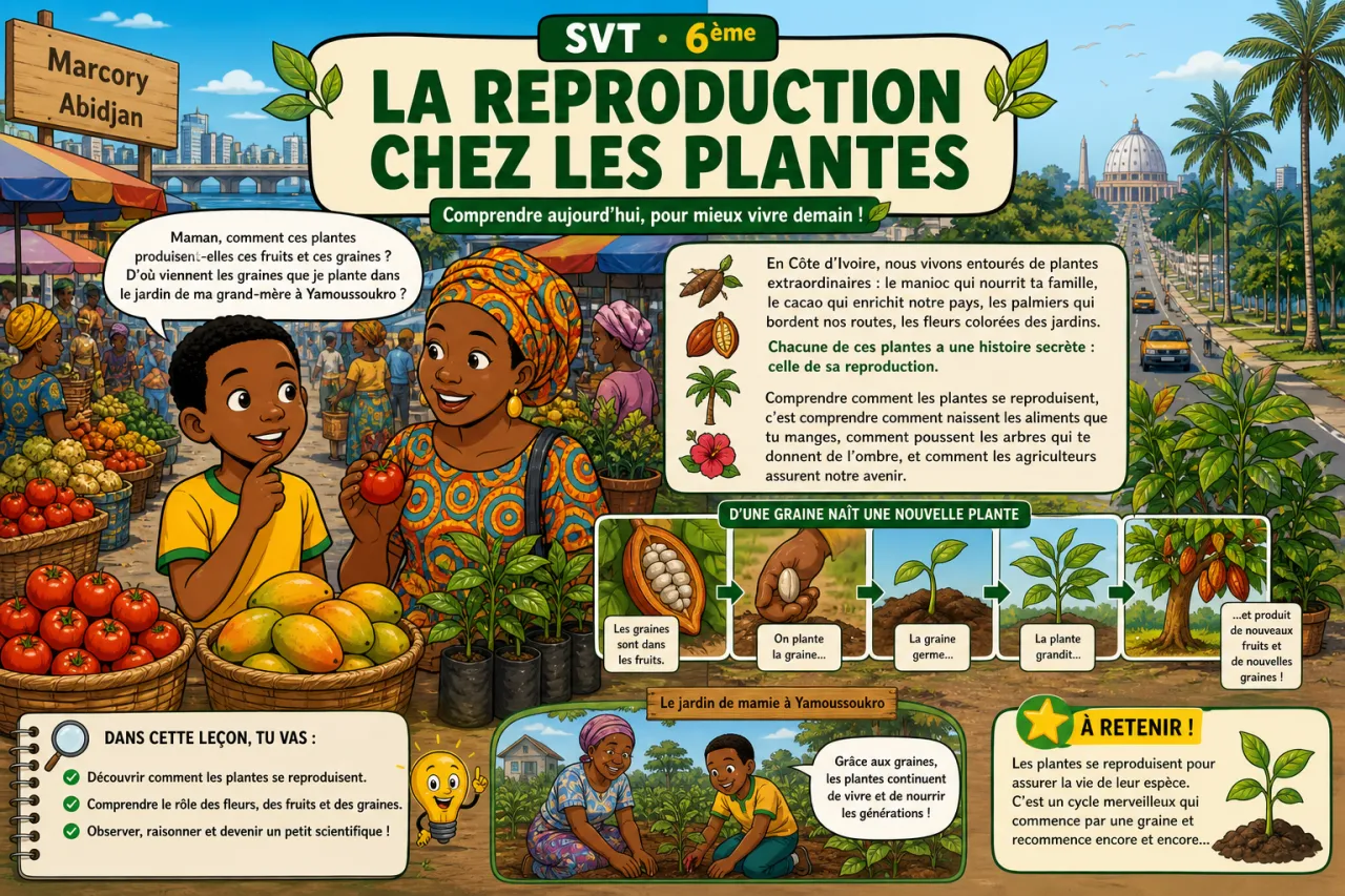 La reproduction chez les plantes