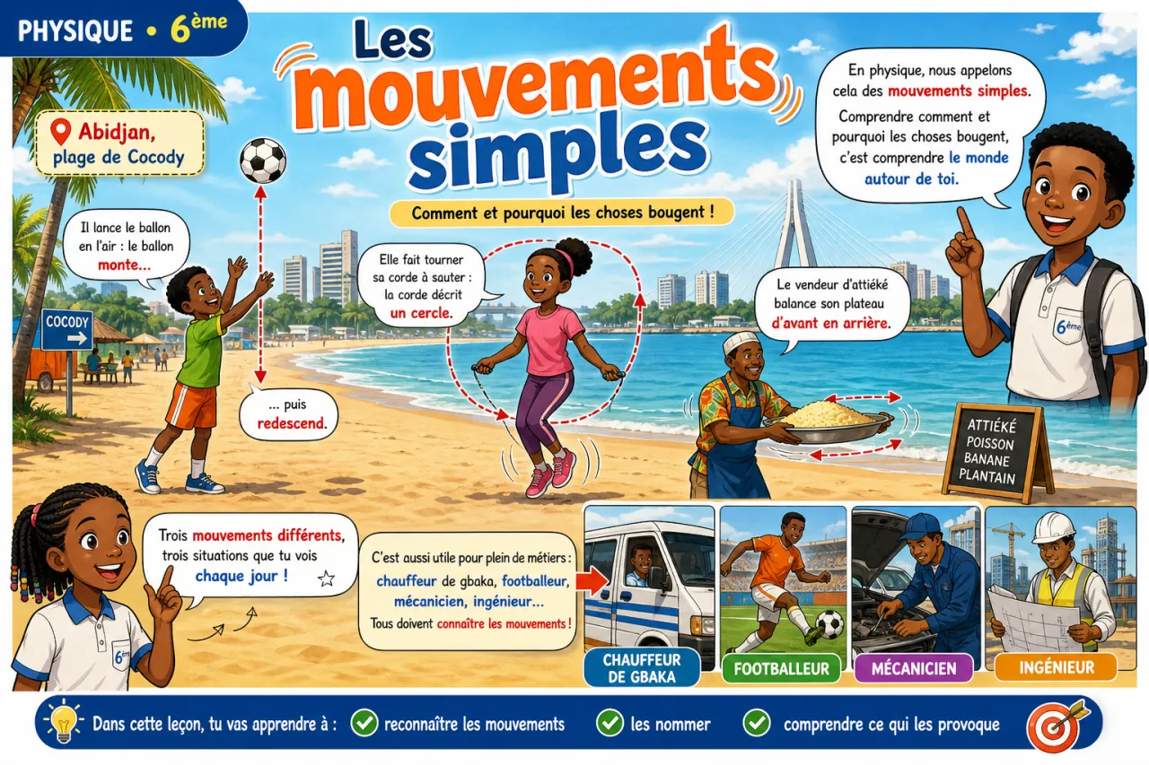 Les mouvements simples