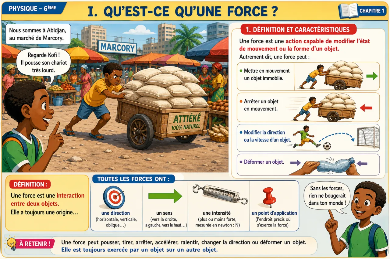 Les forces — illustration